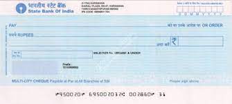 SBI Cheque Book
