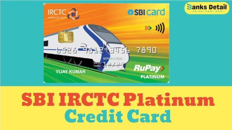 SBI IRCTC Platinum Credit Card: Get 10% Value Back on Railway Tickets